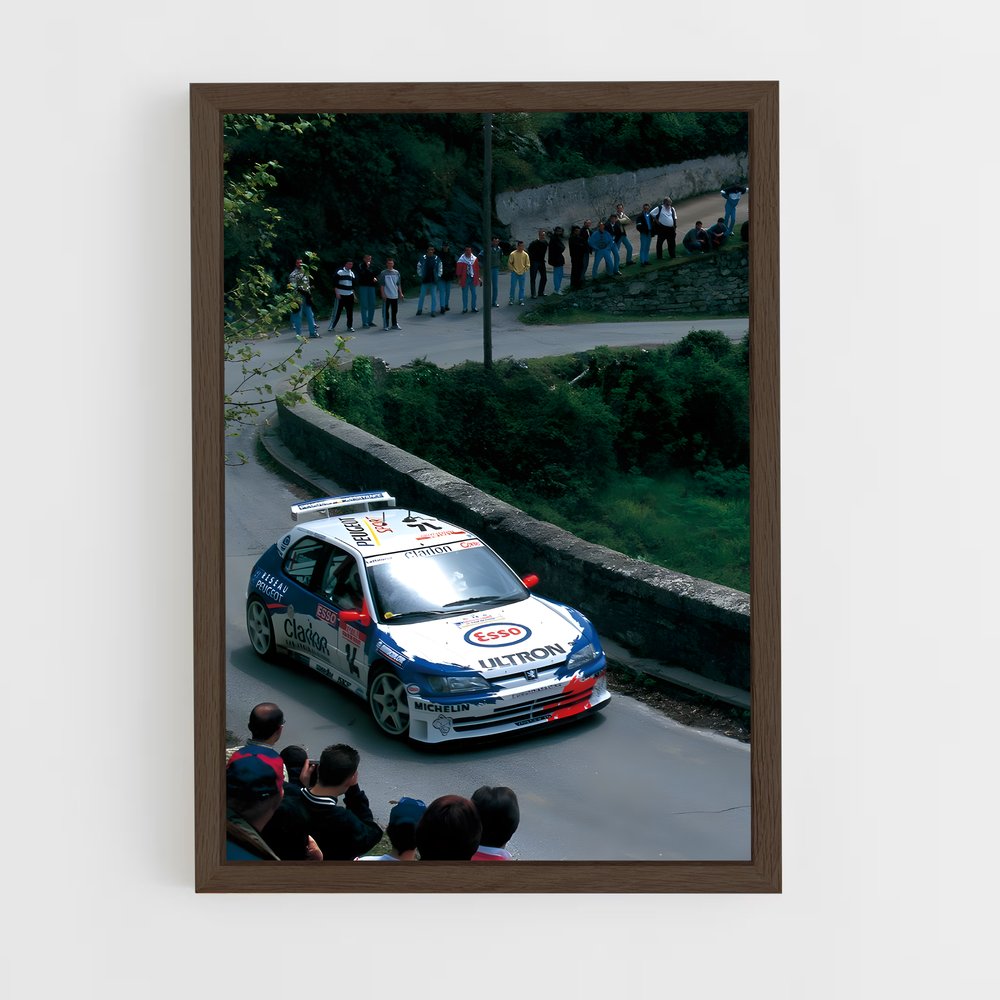 Poster Rallye en Folie – affiche Peugeot (vue 5)